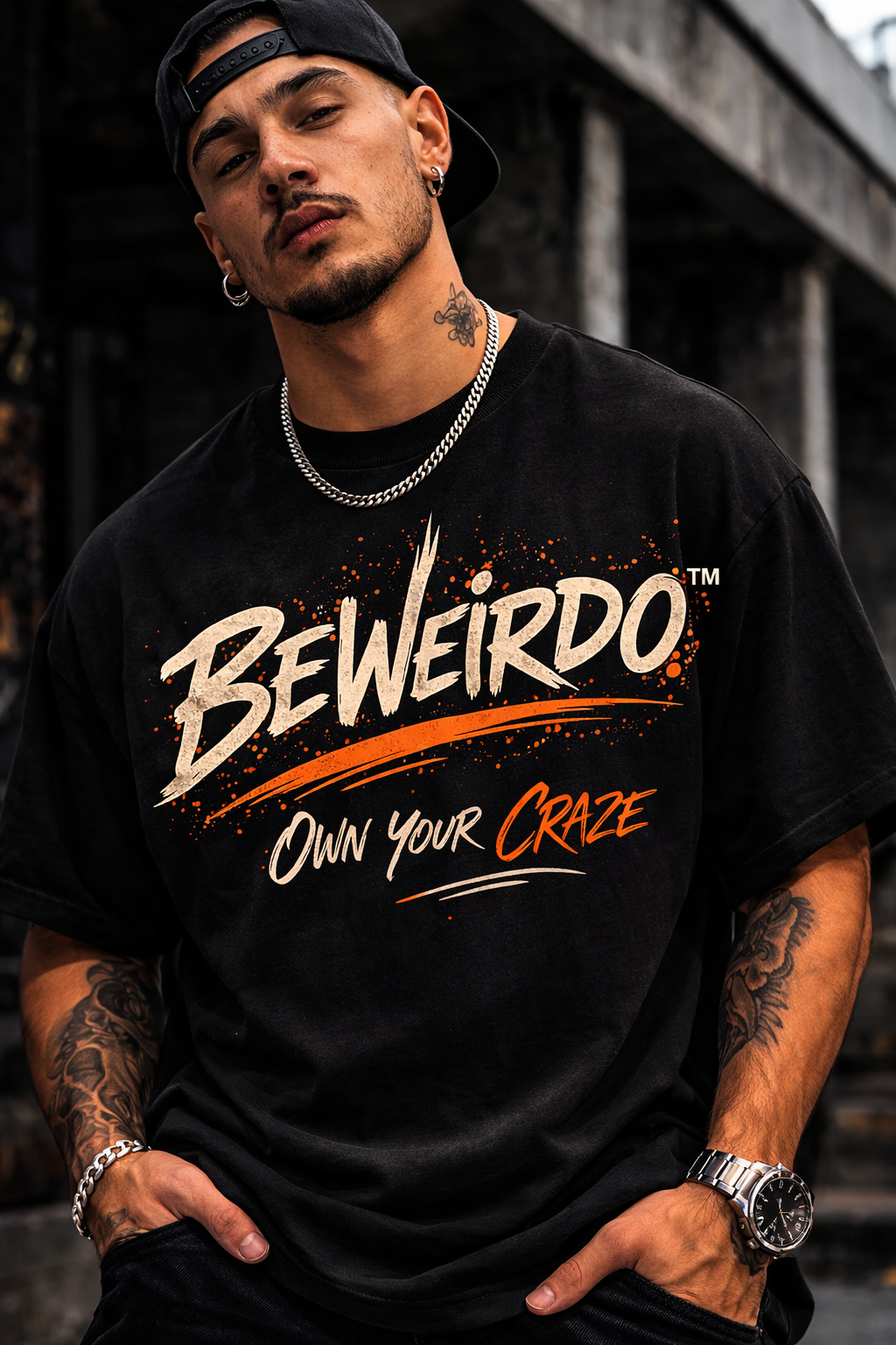 BeWeirdo Logo Tee – Own Your Craze Streetwear T-Shirt