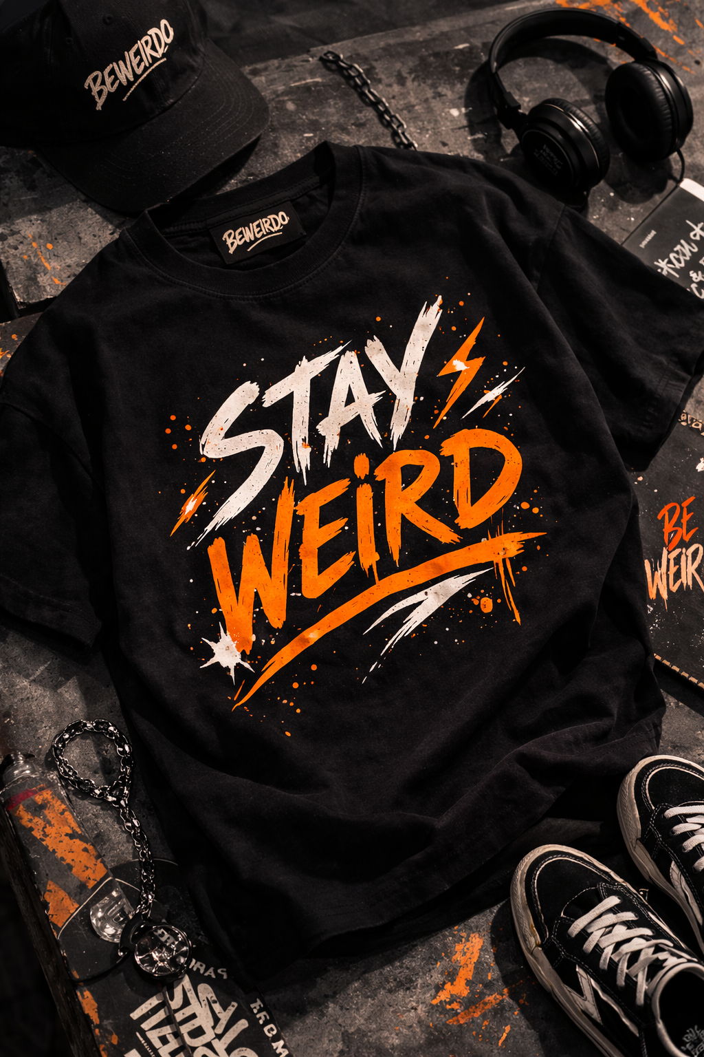 BeWeirdo "Stay Weird" Oversized T-Shirt