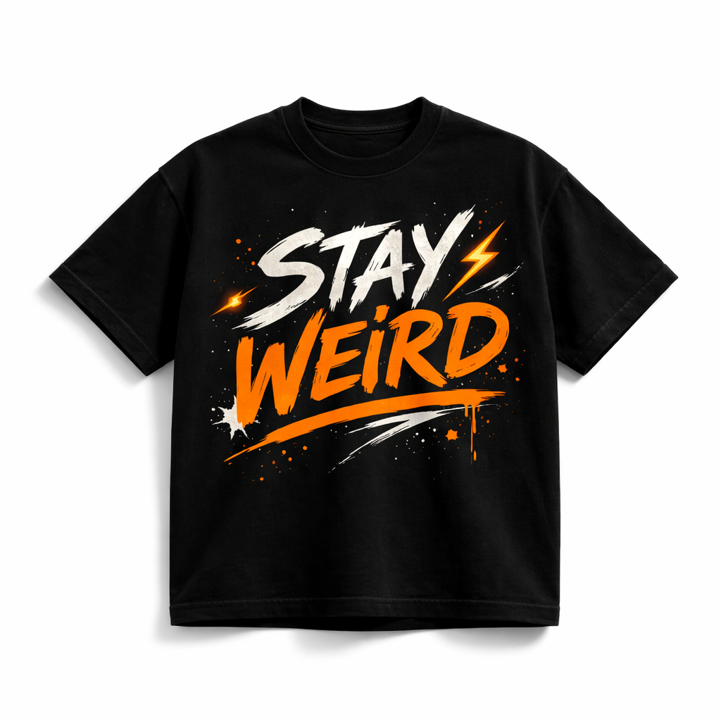 BeWeirdo "Stay Weird" Oversized T-Shirt