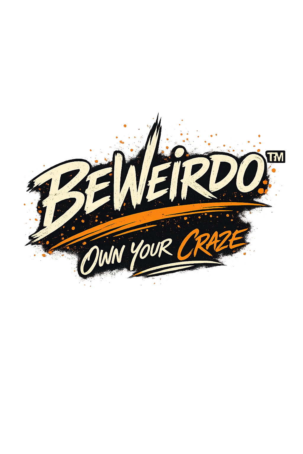 BeWeirdo Logo Tee – Own Your Craze Streetwear T-Shirt