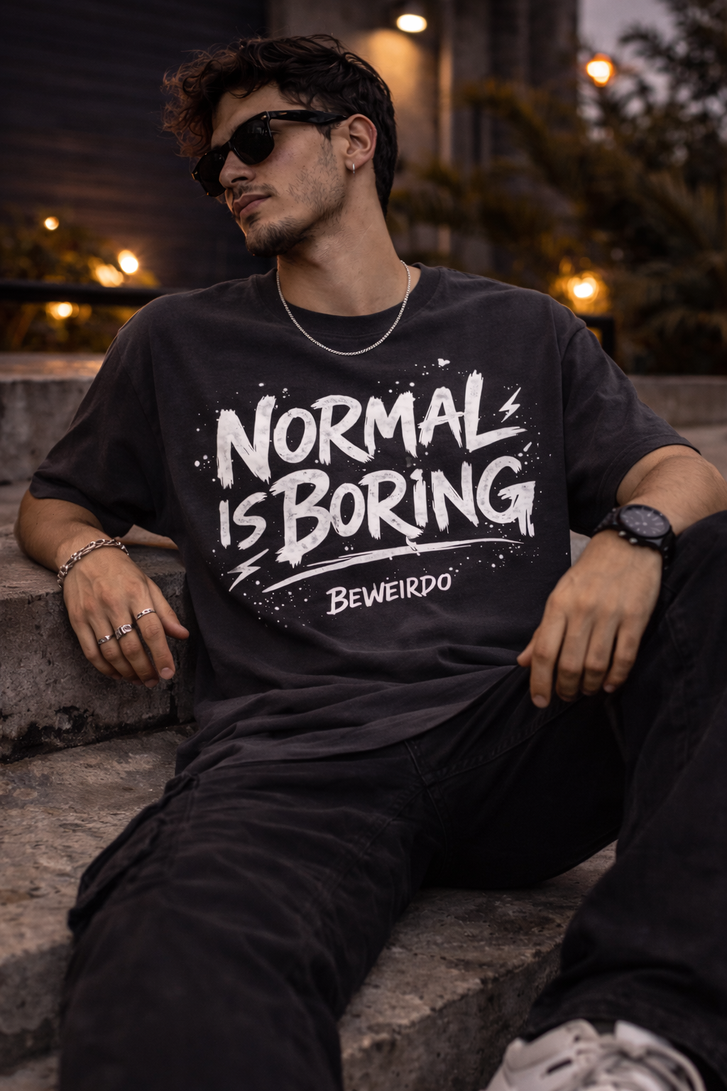Normal Is Boring – Graphic Streetwear T-Shirt
