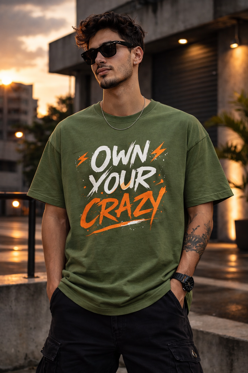 BeWeirdo Own Your Crazy Oversized T-Shirt