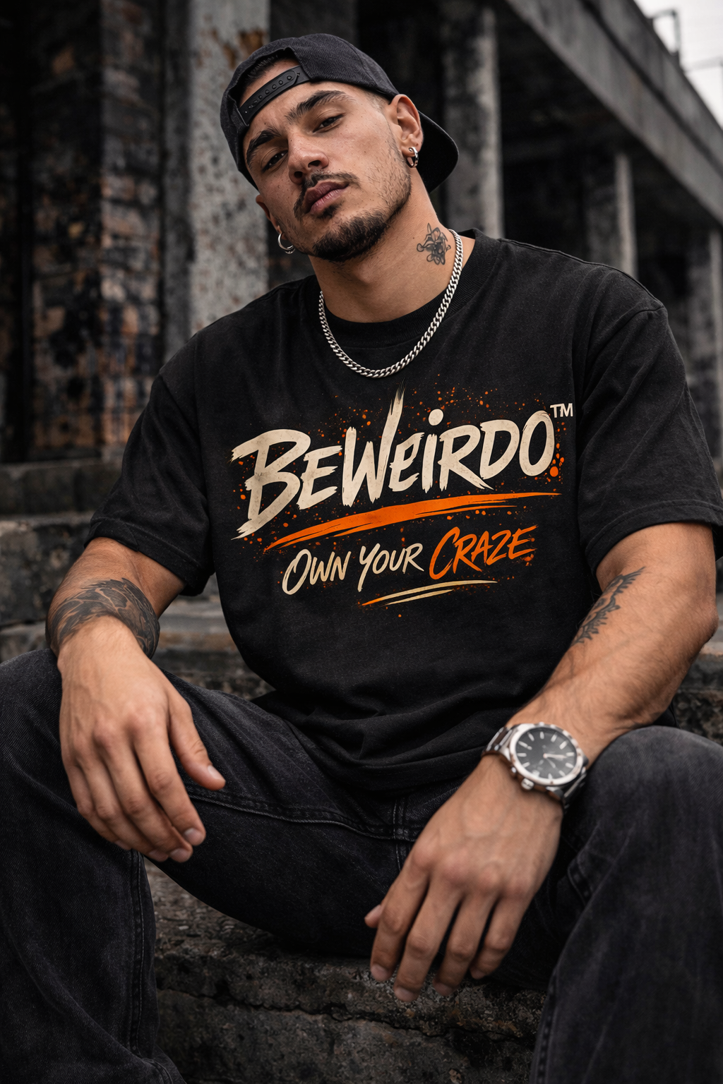BeWeirdo Logo Tee – Own Your Craze Streetwear T-Shirt