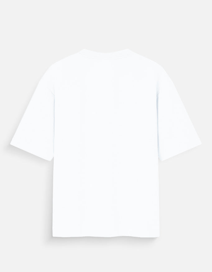BeWeirdo Essential oversized t-shirt white back