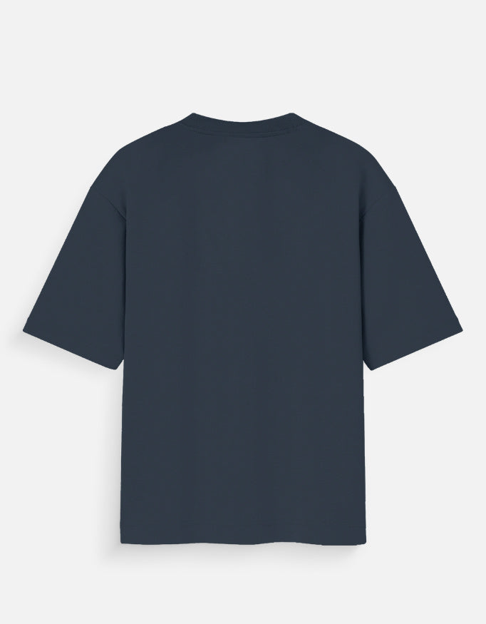BeWeirdo Installing Muscles funny gym oversized t-shirt black back closeup