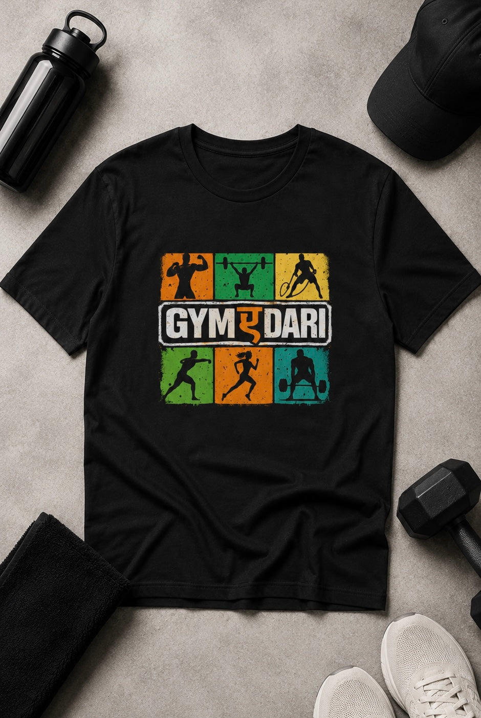 BeWeirdo “Gym-A-Dari” Oversized T-Shirt – Street Fitness Edition