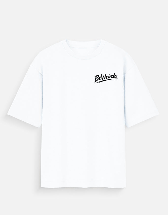 BeWeirdo Essential oversized t-shirt white front