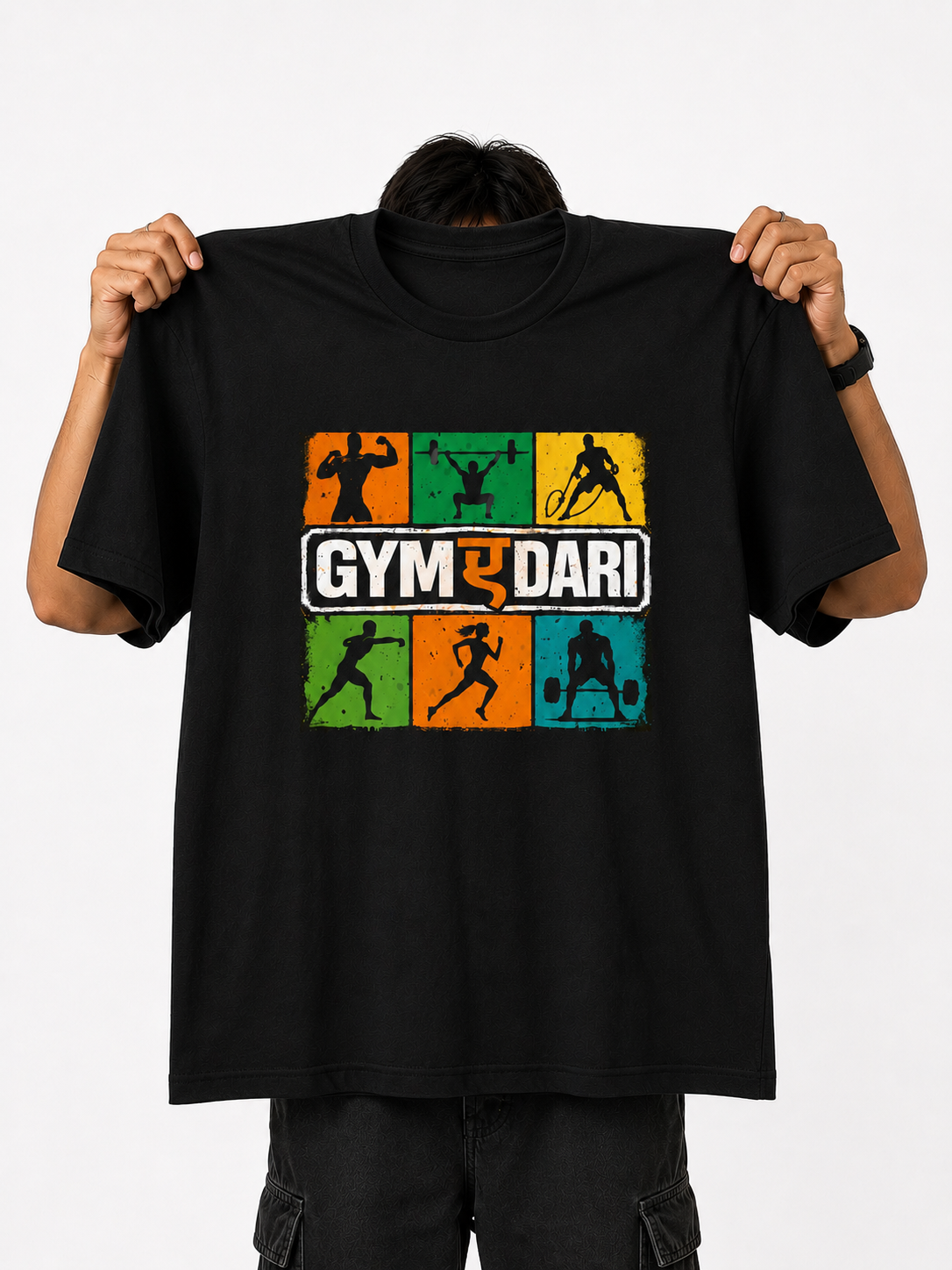 BeWeirdo “Gym-A-Dari” Oversized T-Shirt – Street Fitness Edition