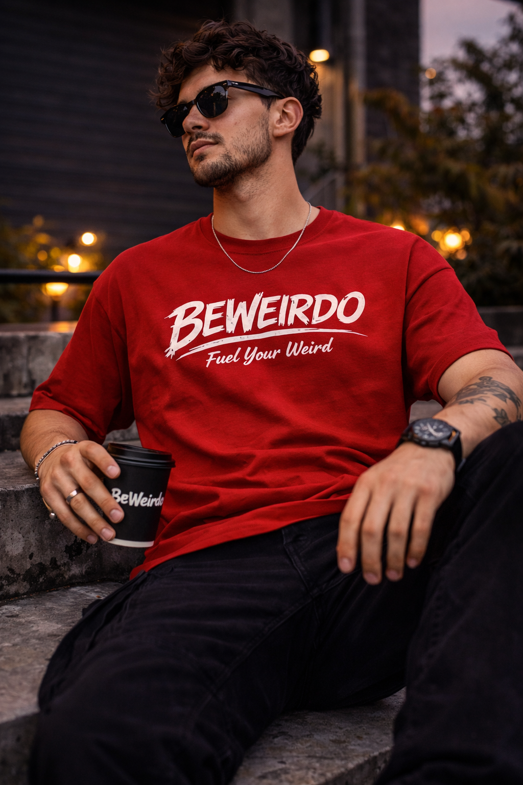BeWeirdo Signature Terry Oversized T-Shirt – Premium Streetwear Essential